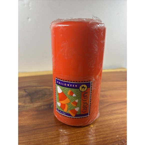 Candle Lite Other - Vtg Candle-Lite Company Candy Corn 5 1/2 LARGE Halloween Candle NOS